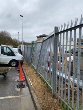 Emergency Fence (Before) 2